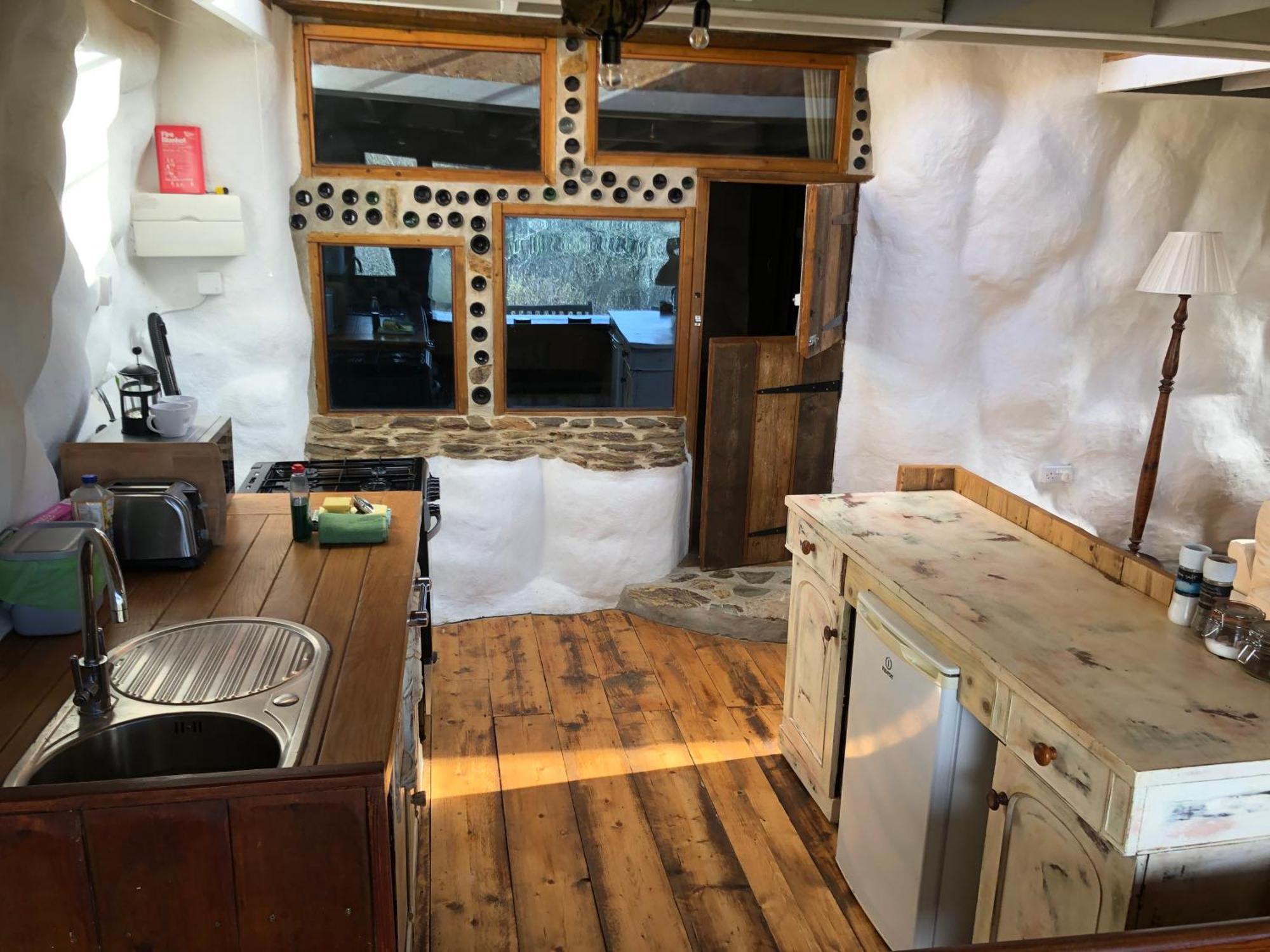 Rabbits 1Or 2 Bedroom Hobbit Style Hillset Earthen Dartmoor Eco Home South Brent Extérieur photo