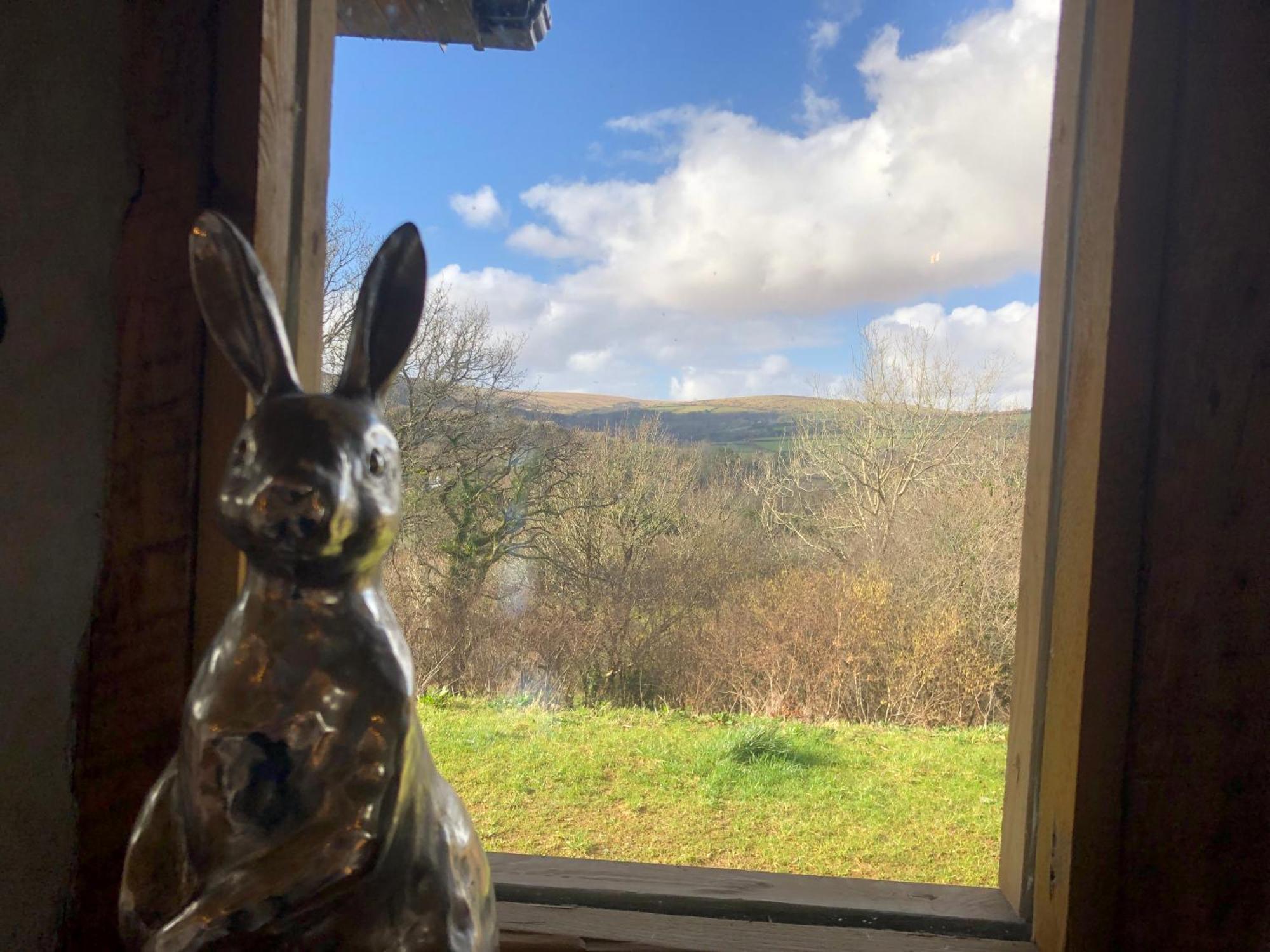 Rabbits 1Or 2 Bedroom Hobbit Style Hillset Earthen Dartmoor Eco Home South Brent Extérieur photo